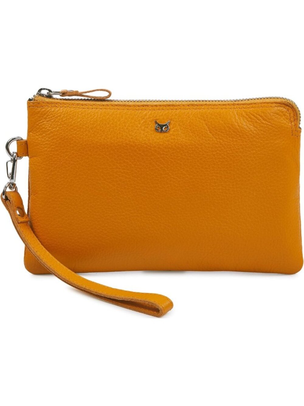 Stylish Leather Wristlet Wallet Clutch Purse with Cell Phone Slot for Women